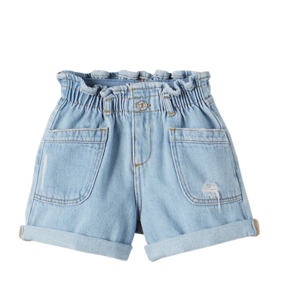 Zara toddler girl light wash jean shorts  2-3 years